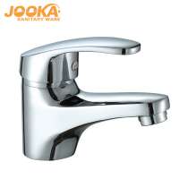 Single lever handle cold water contemporary basin tap