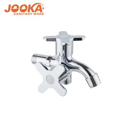 Brass Washing Machine Faucet Double Using Bibcock Laundry Mop Pool Tap